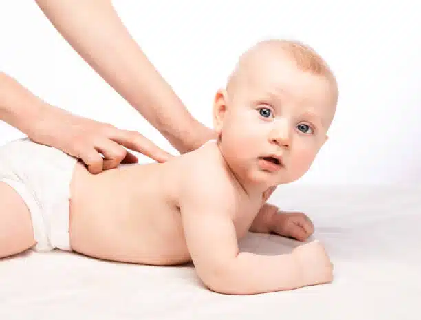 Chiropractic Care for a baby with Delayed Milestones in a chiropractic clinic.