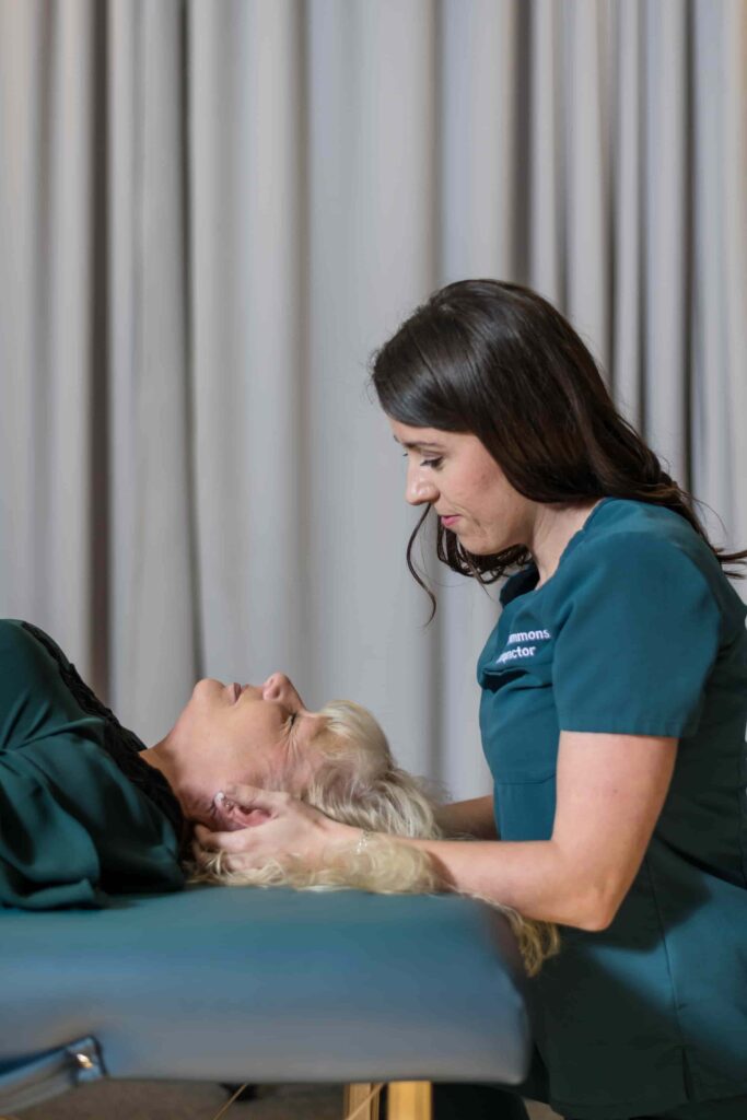 Dr Timmons with Woman Patient