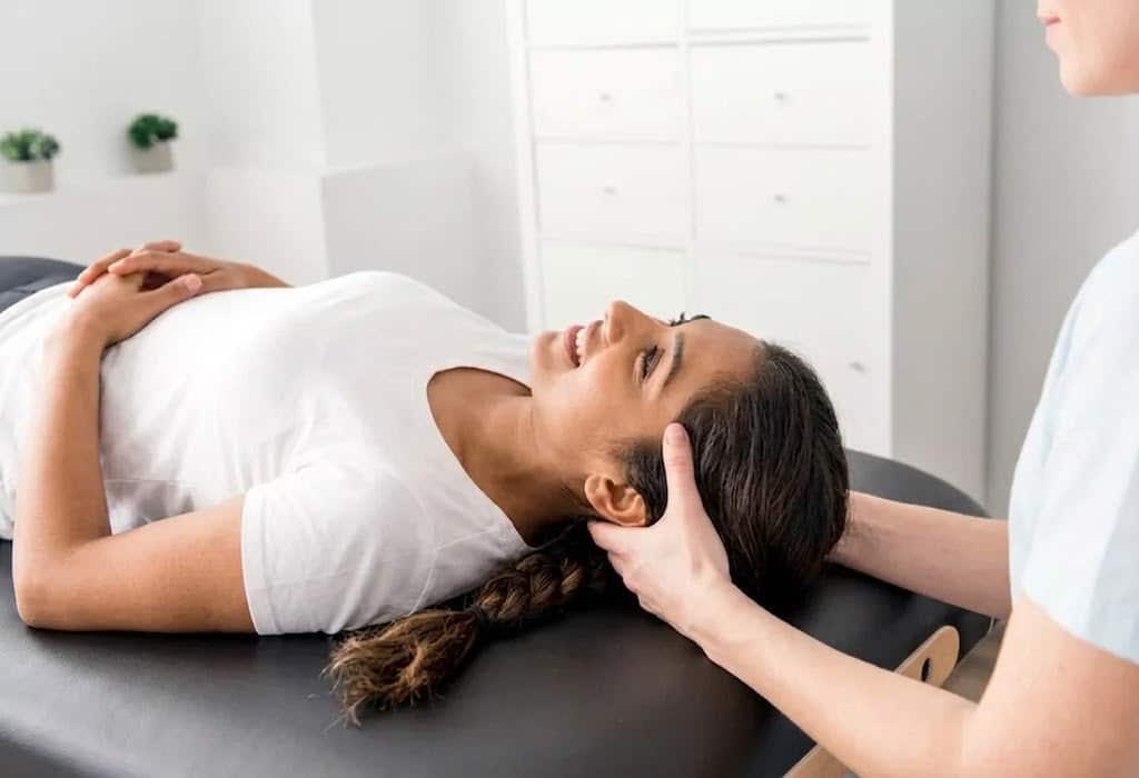 Woman having Vestibular Rehabilitation